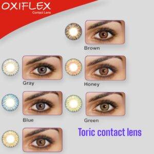 Oxiflex toric color contact lens